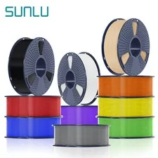 【Acquista 5 Paghi 3】SUNLU PLA+ PETG SILK ABS ASA TPU Filamento Stampante 3D 1,75mm 1KG