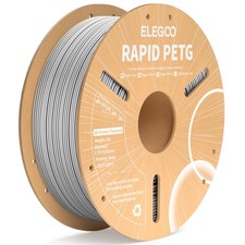 Filamento stampante 3D PETG grigio 1KG rapido 30-600mm s ELEGOO 1,75mm alta velocità