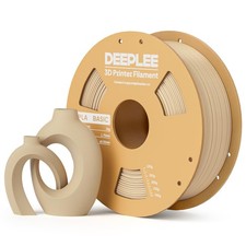 DEEPLEE Filamento PLA Basic 1.75 mm Bobina da 1 kg Beige Precisione ±0.02 mm