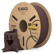 ELEGOO PLA Wood Filamento 1,75mm 1KG, Filamento PLA con Aggiunta di Farina di Le