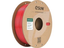 eSUN Filamento PETG+HS 1,75 mm, 1 kg (2,2 libbre), Rosso solido, alta (l1c)