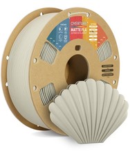 Filamento stampante 3D 1,75 mm opaco PLA bobina da 1 kg adatto alla maggior parte delle stampanti FDM OVERTURE