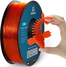 Geeetech TPU 1,75 MM filamento stampante 3D 1 kg trasparente arancione 95 A filamento TPU