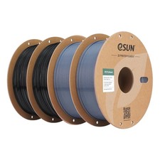 eSUN PETG Basic Filamento 1,75 mm, alta tenacità, 1 KG per bobina, 4 rotoli di m