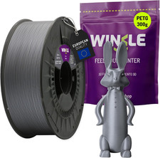 Filamento PETG 1.75Mm Argento, Bobina Da 300G, Filamento per Stampante 3D FDM, P