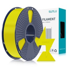 Filamento PLA Gamma di Stampa Alta Velocità 1KG Giallo SUNLU 1,75mm 30mm s 600mm s