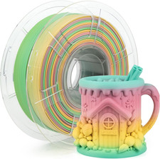 Opaco Rainbow Filamento PLA Ad Alta Velocità 1,75 Mm, Matte High Speed Filamento