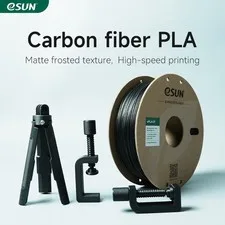 Filamenti di stampa 3D eSUN PLA CF fibra di carbonio riempiti 1,75 mm 1 kg per stampante 3D FDM