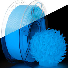 Filamento PETG luminoso 1,75 mm, blu 1 kg, brilla al buio PETG stampante 3D filame