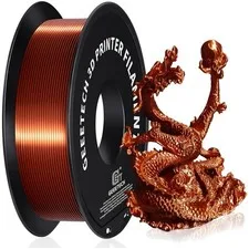 Filamento PLA 1.75mm Silk Copper, stampante 3D, 1kg, Geeetech