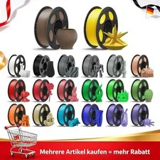 【10 Acquisti, 6 Pagamenti】ANYCUBIC PLA+/PLA PETG ABS 3D Stampante Filamento 1,75mm 1KG