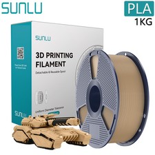 Filamento stampante 3D Sunlu 1 kg rovere PLA 1,75 mm PLA rovere per la maggior parte delle stampanti 3D FDM