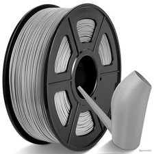 TECBEARS Filamento ABS 1,75mm 1KG Grigio, Alta Resistenza e Tenacità,