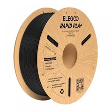 ELEGOO Rapid PLA+ Filamento, 1,75 mm, 1 kg - Tonalità: Nero
