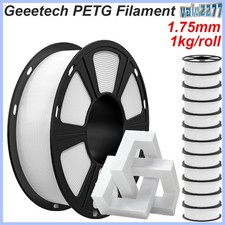 Geeetech 1,75 mm filamento PETG 1 kg/rotolo bianco PETG filamento stampante 3D ad alta resistenza
