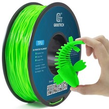 Geeetech filamento TPU 1,75 mm 1 kg verde flessibile 95 A TPU stampante 3D filamento DE