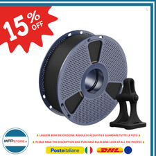 Filamento PLA+ 2.0 SUNLU 1.75mm 1kg per stampa 3D veloce, nero
