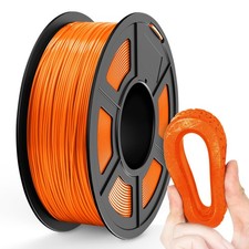 TECBEARS Filamento TPU 1.75mm Arancione, Flessibile per Stampante 3D, 95A