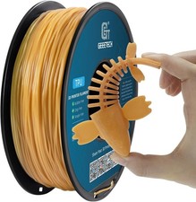 Geeetech TPU filamento stampante 3D 1,75 mm 1 kg trasparente oro elasticità TPU ITA