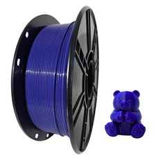 Filamento PETG 1,75mm 1kg-Filamento Blu per Stampante 3D PETG, Realizzato con Contatto Alimentare...