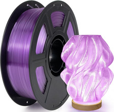 PETG Filamento 1.75Mm 1Kg, Trasparente Viola Chiara PETG Filamenti per Stampa 3D