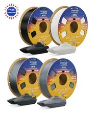 Filamento stampante 3D confezione da 4 1 kg 75 mm PETG OVERTURE pacchetto 1,75 mm avvolto ordinatamente