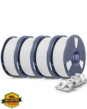 Filamento stampante 3D SUNLU 4KG bianco PLA+2.0 1,75mm alta velocità