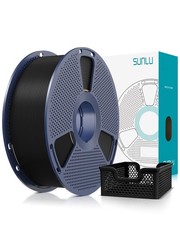 SUNLU Upgrade PLA+2.0 Filamento per stampante 3D, PLA ad alta velocità 1 kg, 1000 g Nero 