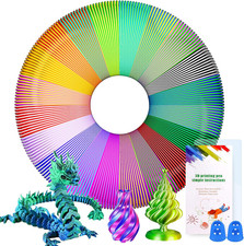 Filamento PLA 1.75Mm, 20 PCS Bicolore Ricariche Penna 3D Colorate 5M Ciascuno, R