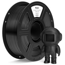 ELEGOO PLA Filamento 1,75mm Nero 1KG PLA Plus ad Alta Resistenza per Stampanti