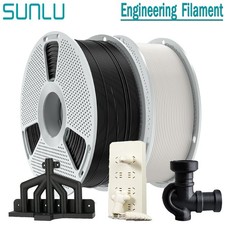 SUNLU 1,75 MM PP/Easy PA/PA6-CF/PA12-CF/PC-ABS/PA6-GF Filamento di ingegneria 3D