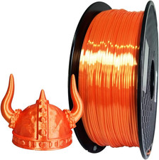 Seta Arancio Filamento PLA 1,75 Mm 1Kg 3D - Arancio Di Seta Lucida Metallizzato