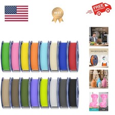 PLA Filamento Opaco Confezione 16 Colori Multicolore, PLA Filamento Stampante 3D 1,75mm...