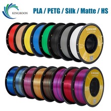 1KG 3D Stampante Filamento PLA PET seta opaco alta velocità 1.75 mm colore misto
