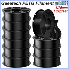 10 kg Geeetech PETG filamento stampante 3D 1,75 mm 1 kg/rotolo nero alta durata