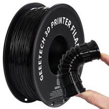 GEEETECH Impresora 3D Filamento TPU Negro 1,75Mm 1Kg/Rollo Consumibles Nuevo