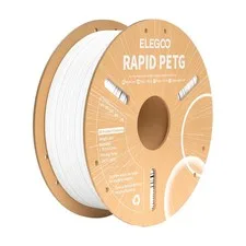 ELEGOO Filamento per stampa 3D Rapid PETG 1.75mm Bianco 1kg