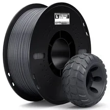 ELEGOO TPU 95A Filamento per Stampanti 3D 1,75 mm Grigio 1KG, TPU Filamento Fles