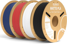 Filamento PLA Matte Nero & Bianco & Rosso & Navy 4 Kg, 1,75 Mm, Opaco PLA Filame