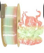 TTYT3D Filamento per stampante 3D da ROSA a VERDE LIME PLA - Stampa 3D 1,75 mm