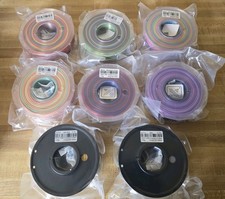 Filamento stampante 3D arcobaleno JAYO Silk PLA+ 1,75 mm☆Otto bobine - 0,25 kg ciascuna☆nuovo con scatola☆