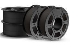 Filamento per stampante 3D PLA opaco confezione da 1,75 mm, confezione da 4 bobine da 1,1 kg 4,4 kg totali,...