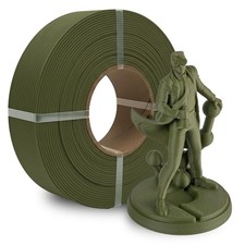 Filamento stampa 3D opaco esercito verde scuro PLA 1,75mm 1kg Polymaker Panchroma