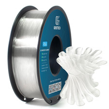 Filamento PLA 1.75 Mm 1Kg Spool per Stampante 3D, PLA Trasparente