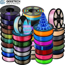 【Acquista 5 Ottieni 5 Gratis!Aggiungi 10】GEEETECH Filamento Stampante 3D 1KG PLA ABS+ PETG TPU ASA