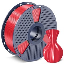 Filamento seta PLA+ 1,75 mm 1 kg stampante 3D lucida SUNLU ben ferita dimensionale