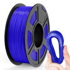 TECBEARS TPU Filament 1.75mm Bleu, Flexible Imprimante 3D Filament TPU,