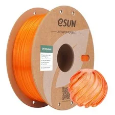 FILAMENTO PETG 1,75 MM ARANCIONE TRASPARENTE 1KG ELEVATA RESISTENZA STAMPA 3D