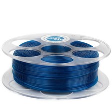 PETG - Filamento 1.75mm 1 kg BLU TRASPARENTE AzureFilm PET stampante 3D
