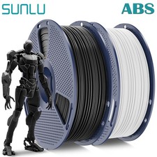 SUNLU 1/2/5/10 KG ABS 3D filamento stampante 1,75 mm filamento ABS 1 KG/rotolo nero